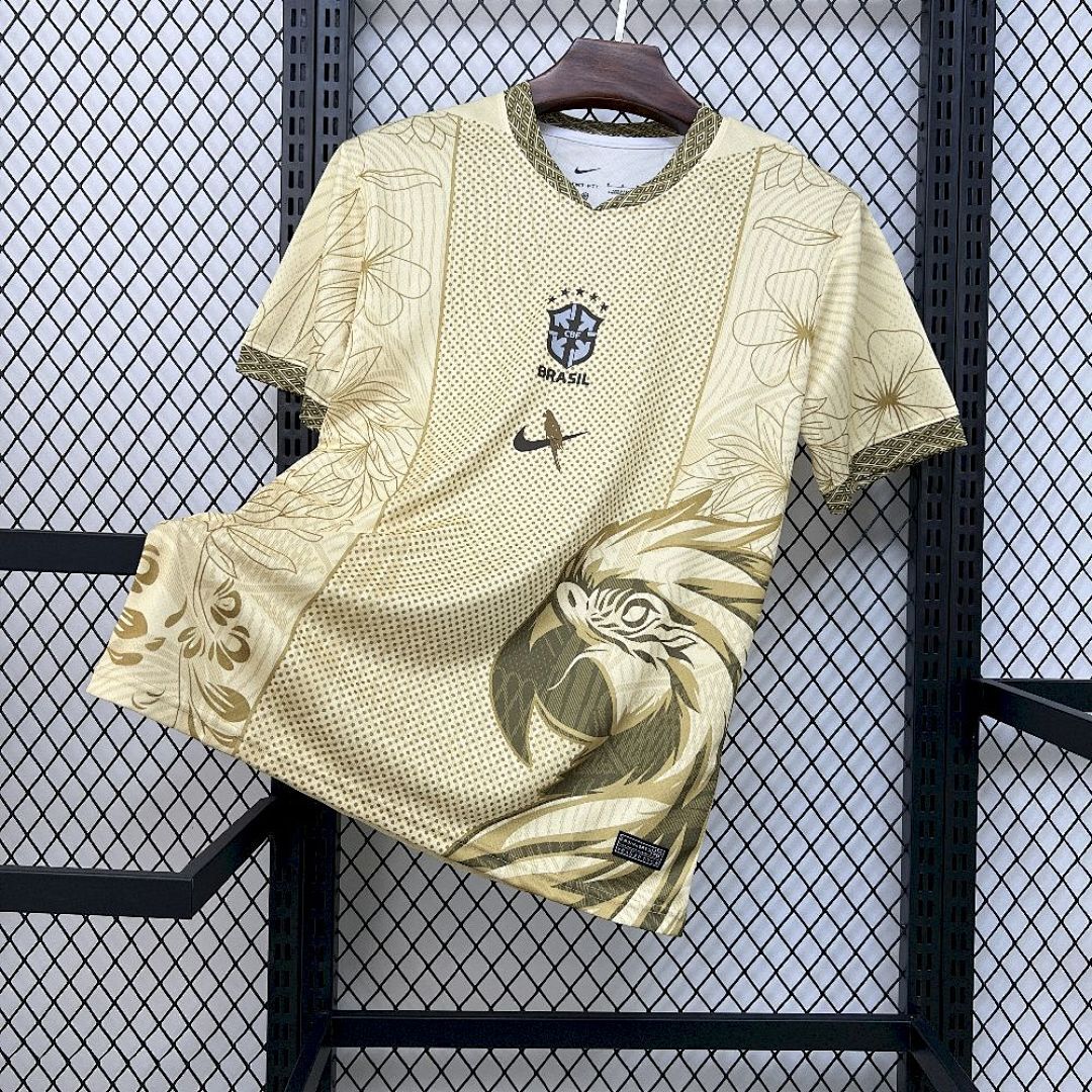 Mens Brazil 2025/26 Parrot Edition Jersey