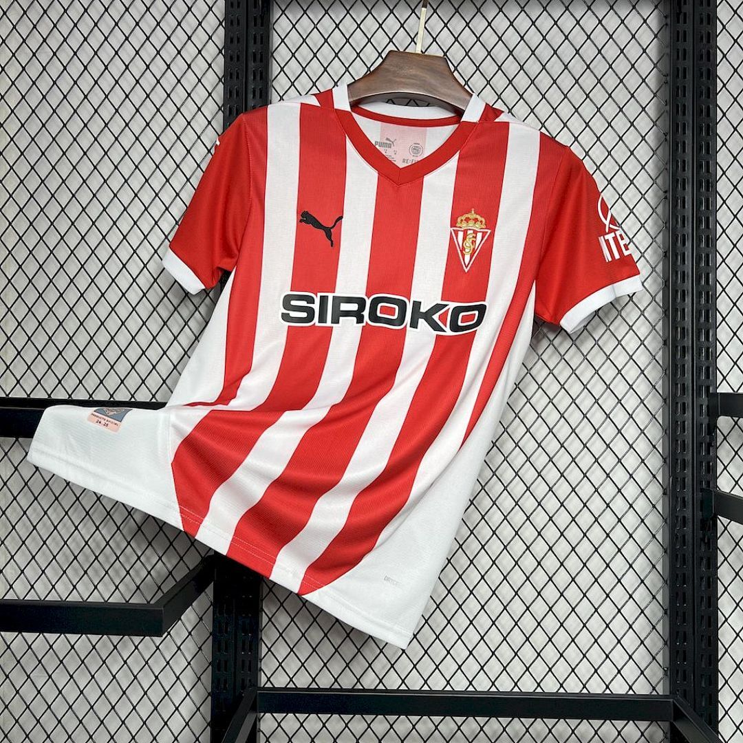 Sporting de Gijon 2024/25 Home Jersey S-XXL