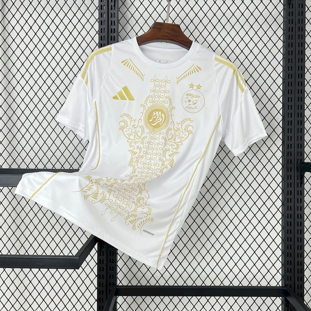 Algeria 2024/25 Karakou White gold Jersey S-XXL