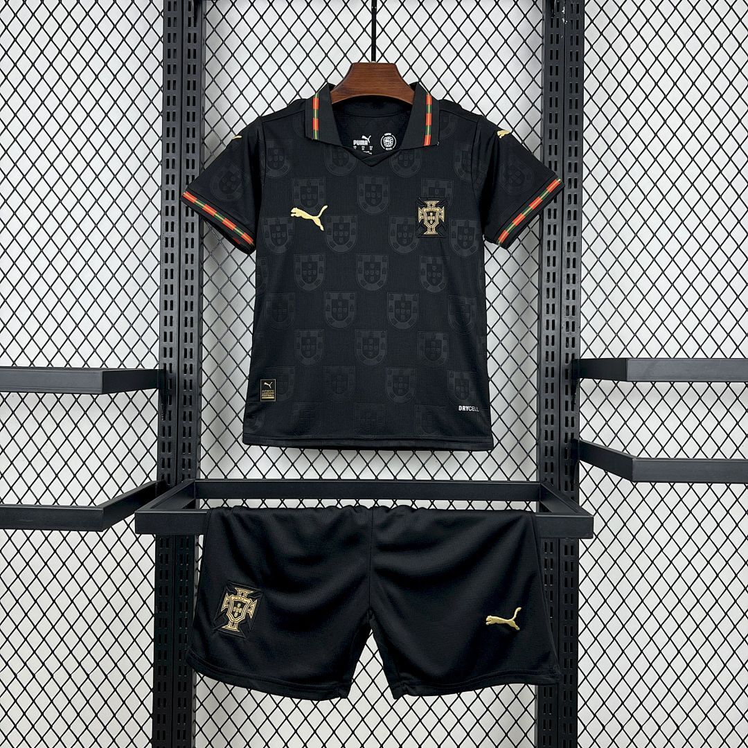 Kids Portugal 2026 World Cup Away Jersey Kit