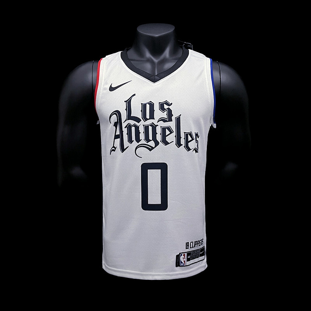WESTBROOK#0 Los Angeles Clippers White S-XXL