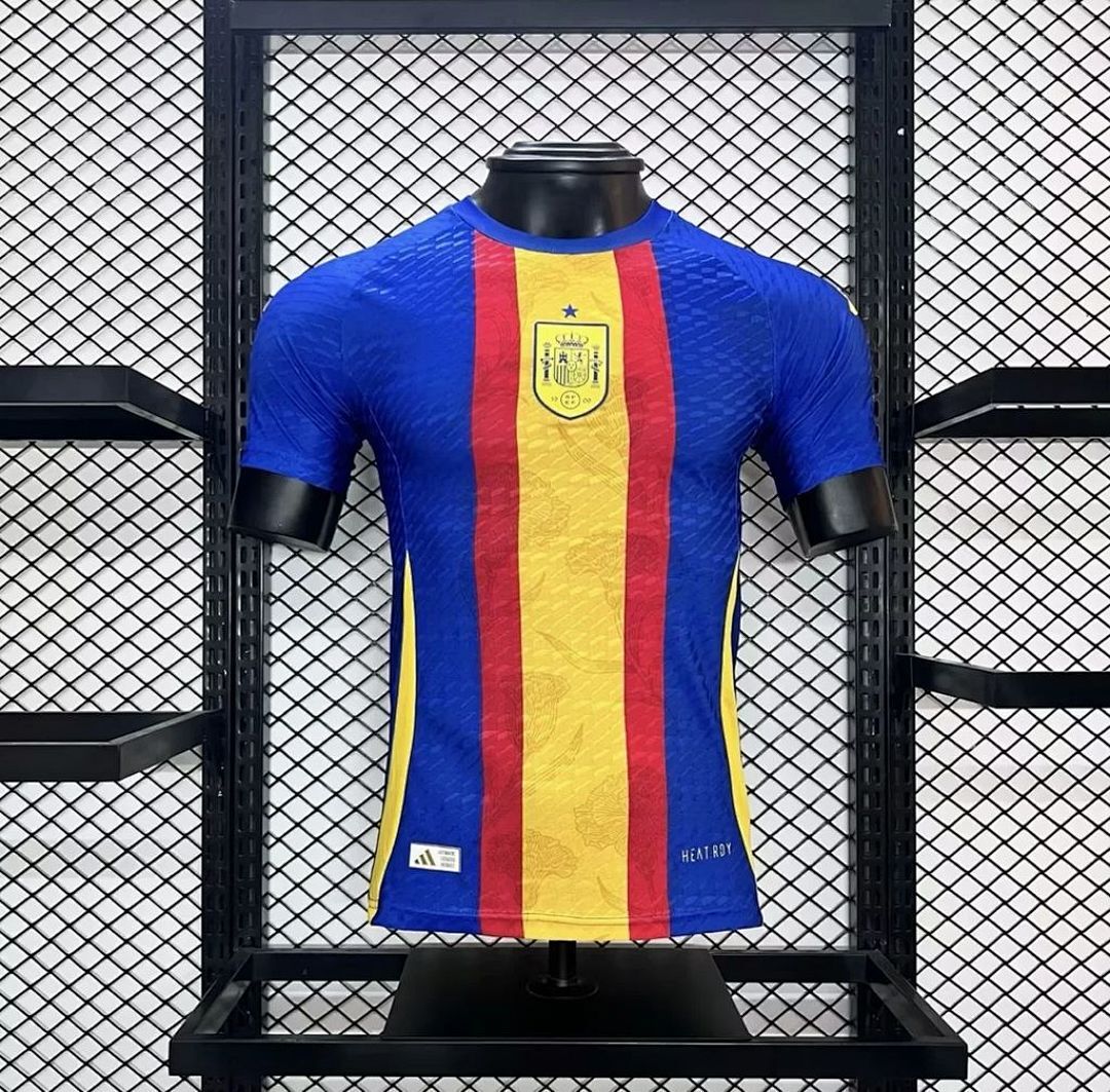 Spain 2024/25 Euro Pre-match training uniform Jersey Player Version S-XXL