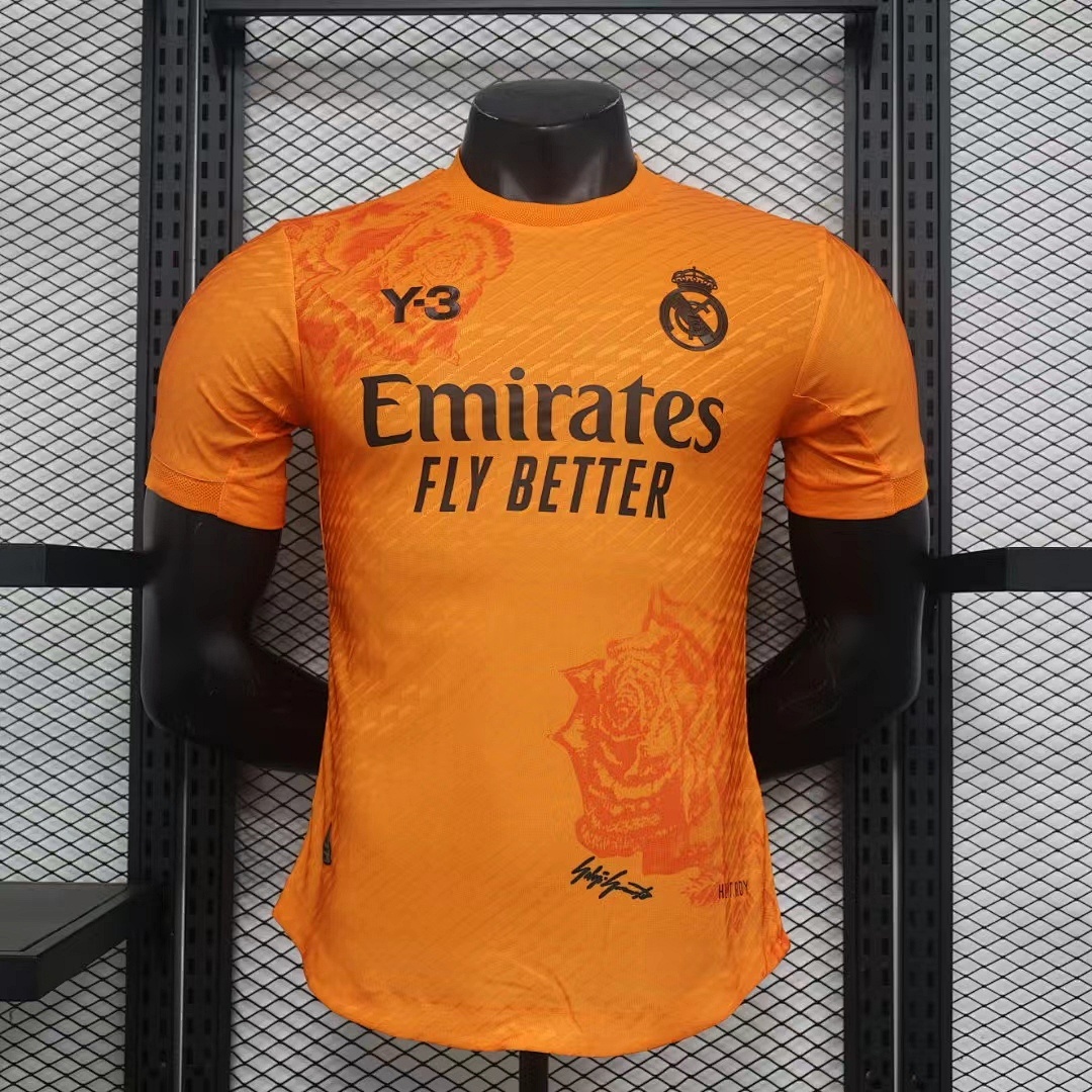 Real Madrid 2024/25 Y/3 Special Edition Jersey Player Version S-XXXXL