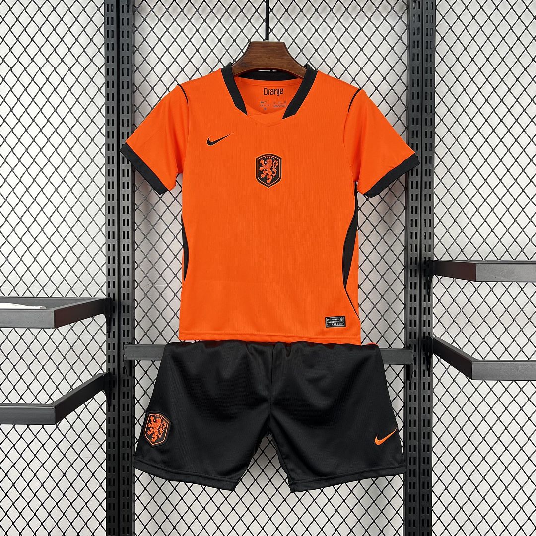 Kids Netherlands 2026 World Cup Home Kit