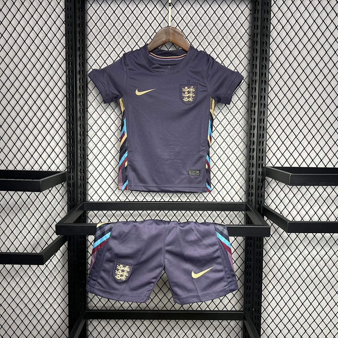 England 2024/25 Euro Away Kids Kit