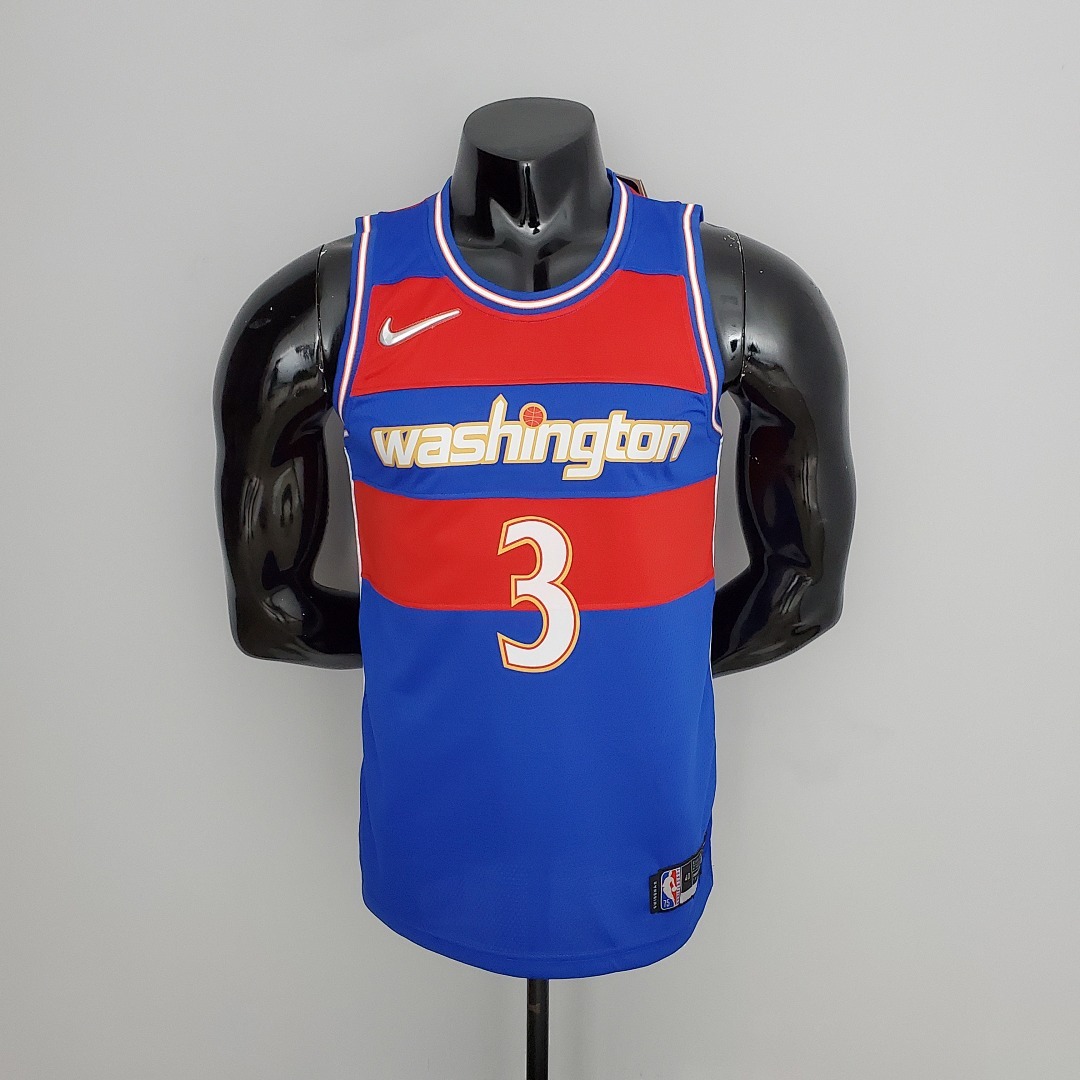 2022 Season BEAL#3 Talent City Edition Blue Red NBA Jersey S-XXL