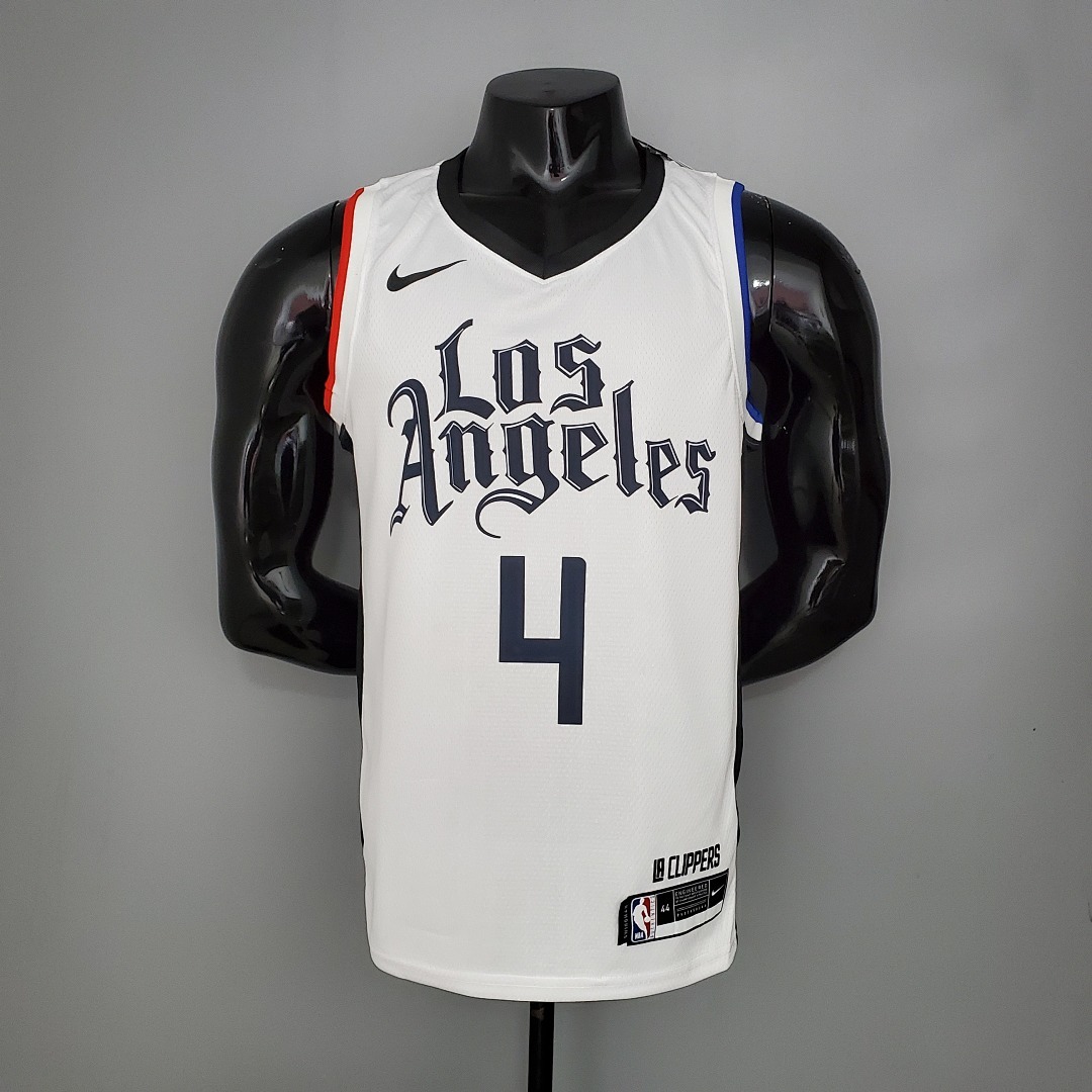 RONDO#4 Los Angeles Clippers white NBA jersey Size:S-XXL