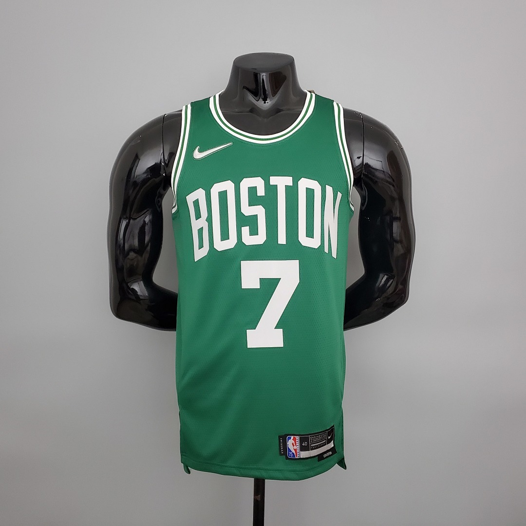 75th Anniversary Brown #7 Celtics Green NBA Jersey S-XXL