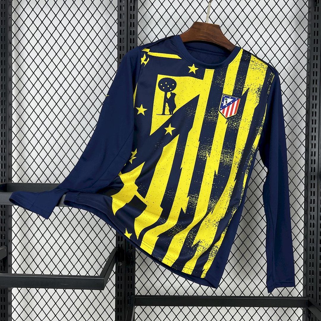 Atletico Madrid 2025/26 Pre-match training Long Sleeves Jersey