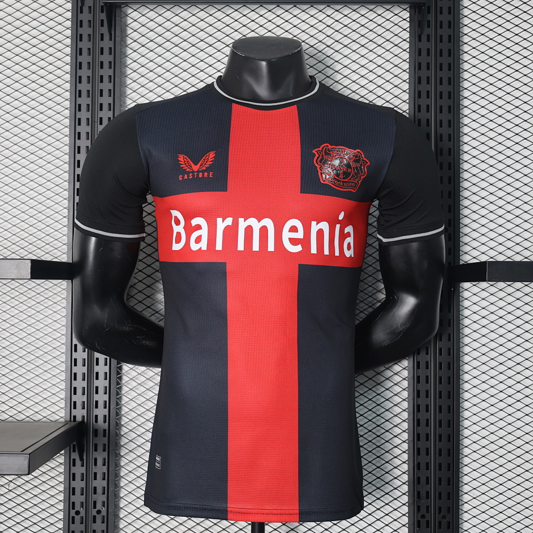 Bayer 04 Leverkusen 2024/25 Home Jersey Castore Player Version