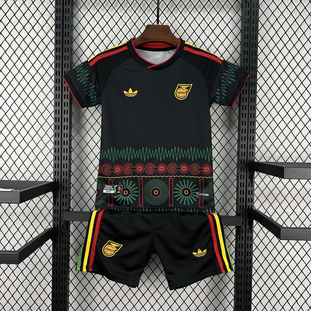 Kids Jamaica x Bob Marley 2026 Away Jersey Kit