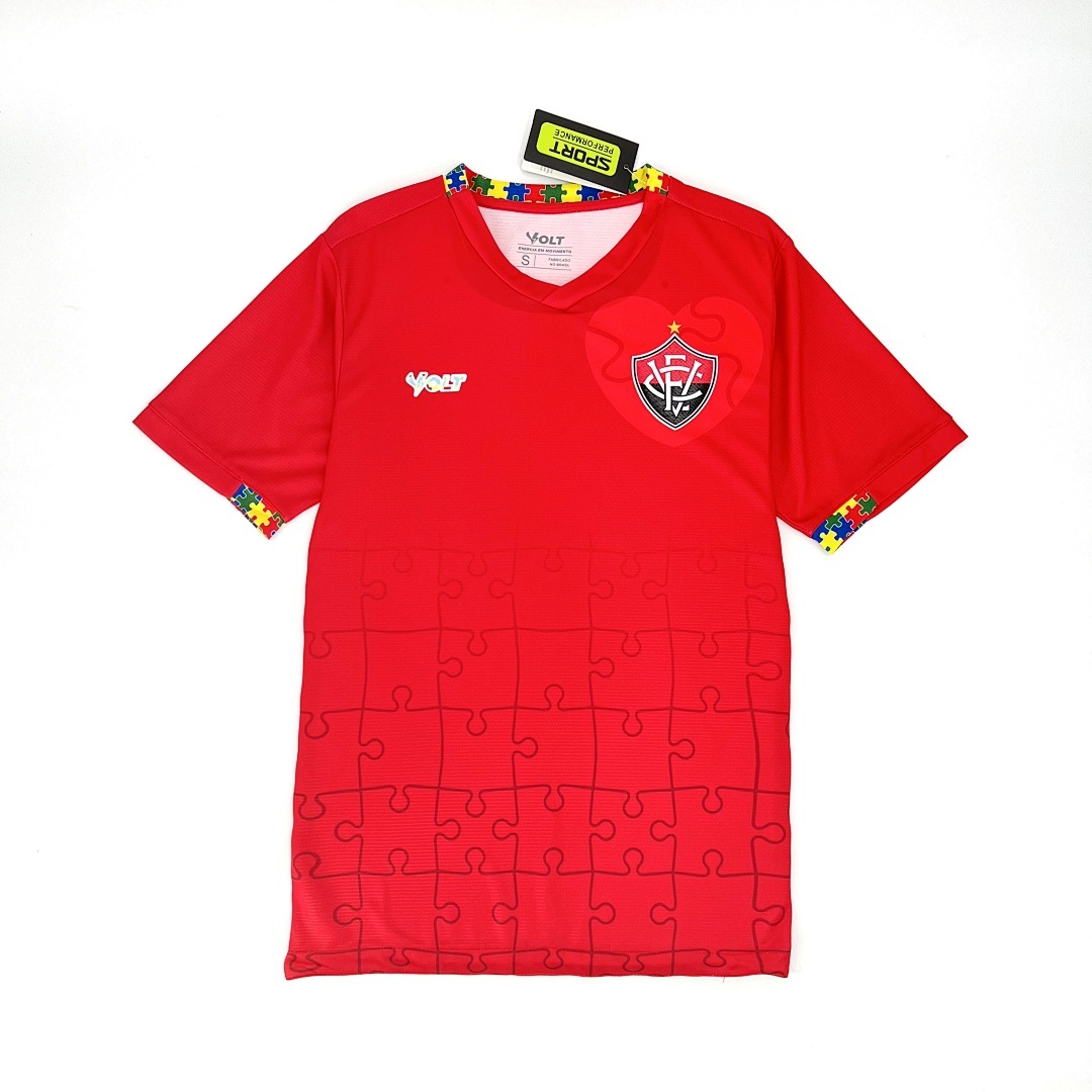 Vitoria 2024/25 Autismo Vermelha Volt Jersey S-XXL