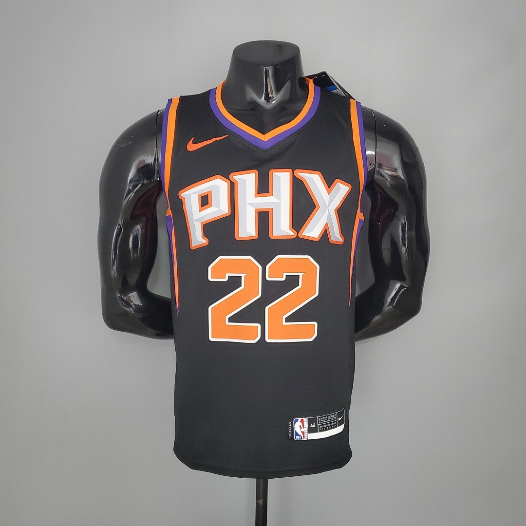 2021 AYTON#22 Suns Black NBA Jersey S-XXL