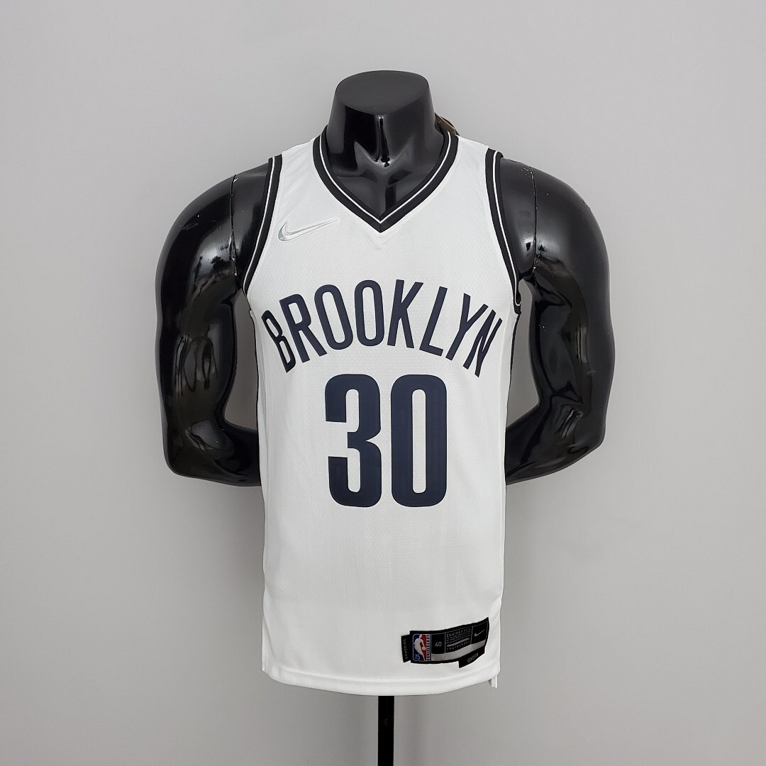75th Anniversary Curry #30 Nets White NBA Jersey S-XXL