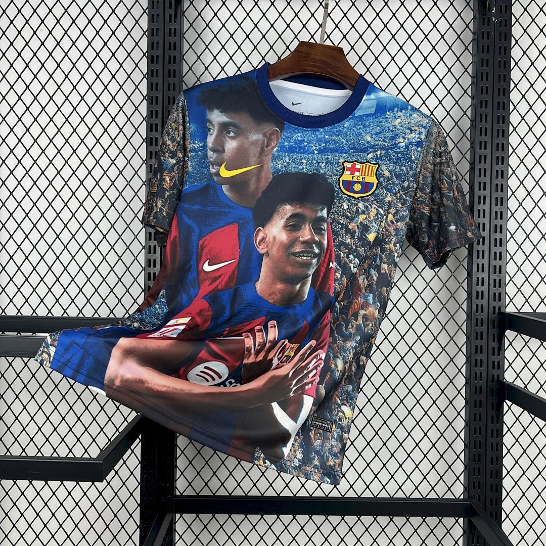 Mens Barcelona 2025/26 LAMINE YAMAL Special Jersey