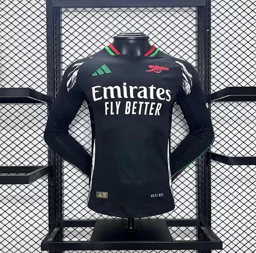 Arsenal 2024/25 Away Long Sleeves Jersey Player Version S-XXL