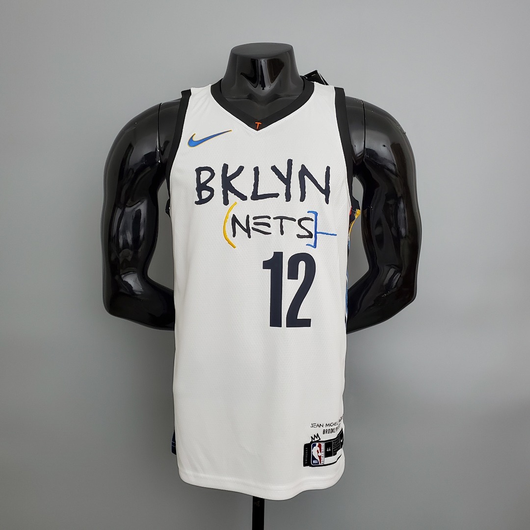 Nets Harris #12 graffiti (white) NBA jersey S-XXL