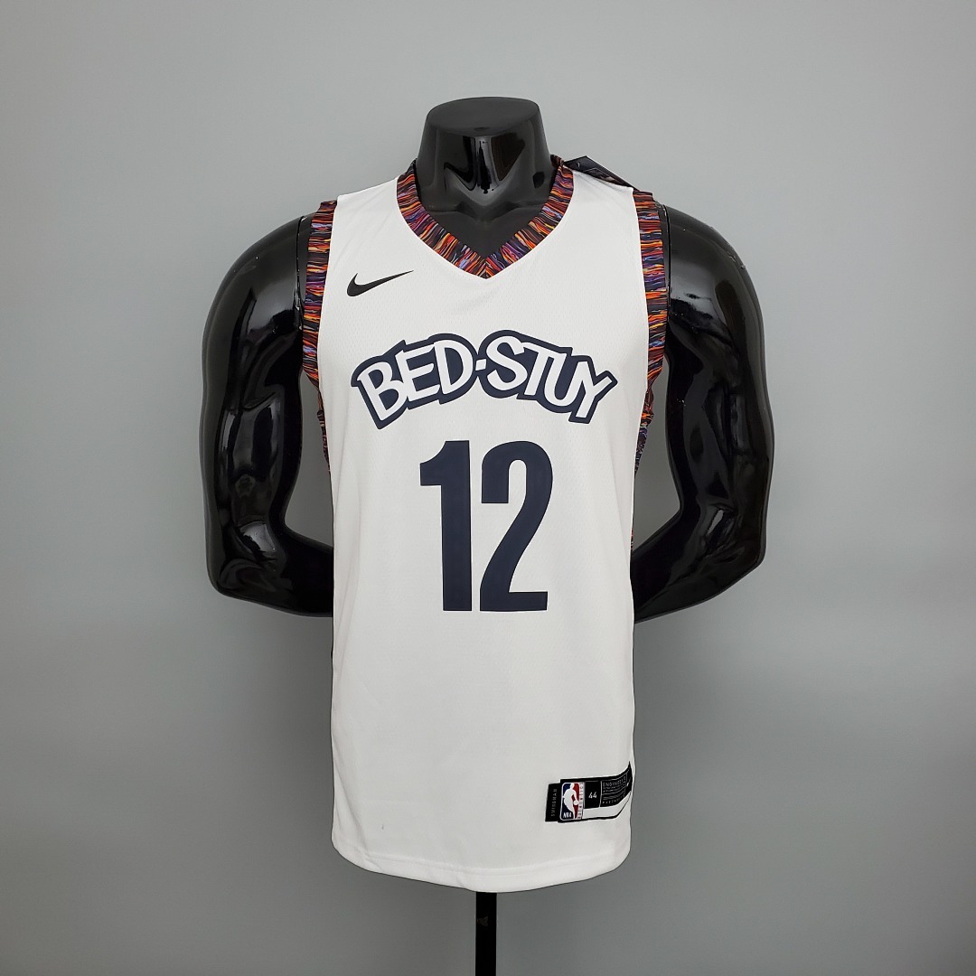 harris#12 Brooklyn Nets City version White NBA jersey Size:S-XXL