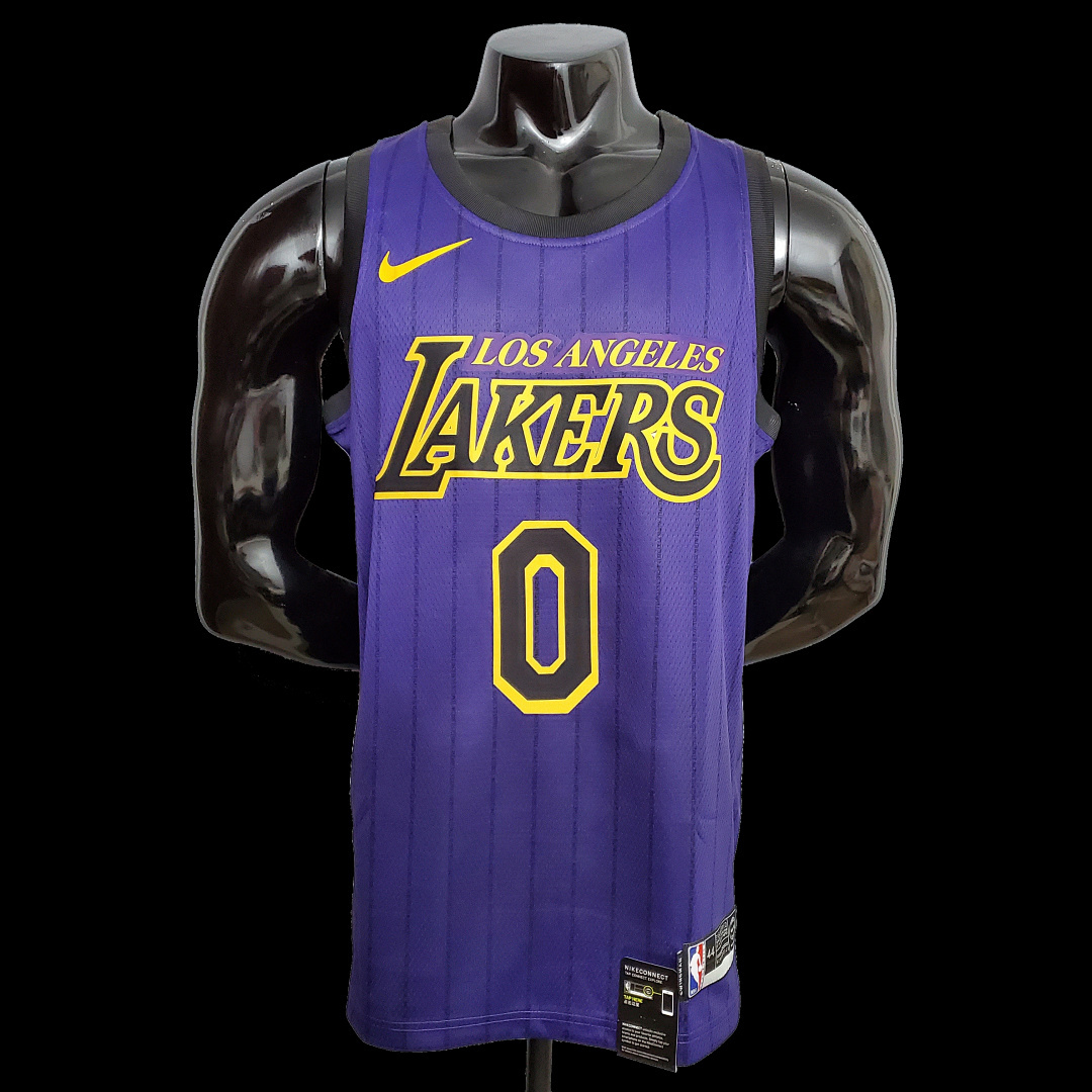 YOUNG #0 Lakers purple City version NBA jersey SizeXS-XXL Nike connect recognition