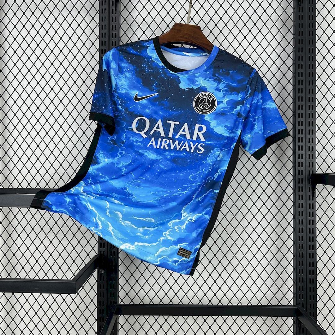 Paris Saint-Germain 2025/26 Blue sky and white clouds Jersey