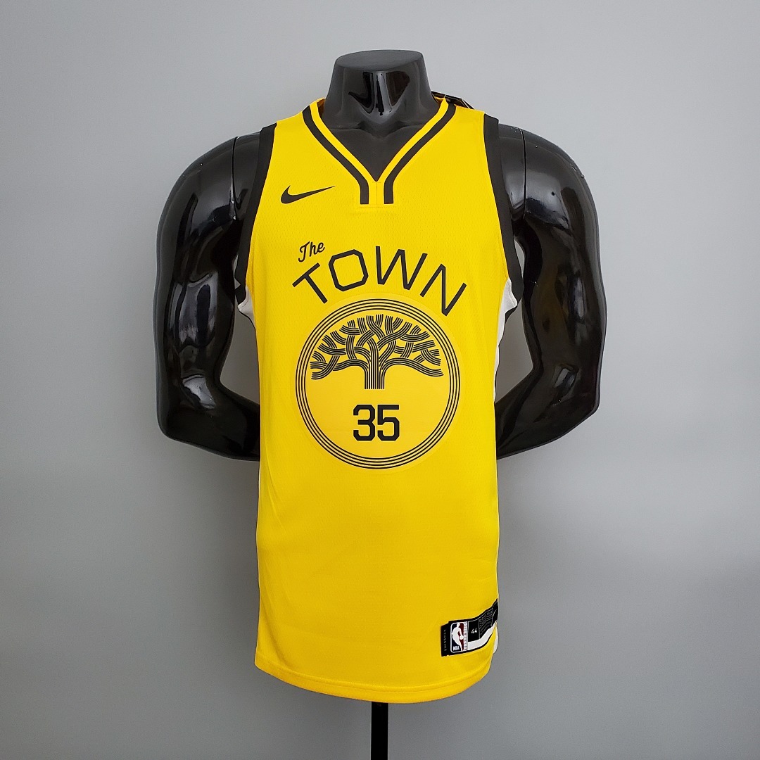 2018 Durant#35 Warriors Bonus Edition NBA Jersey S-XXL