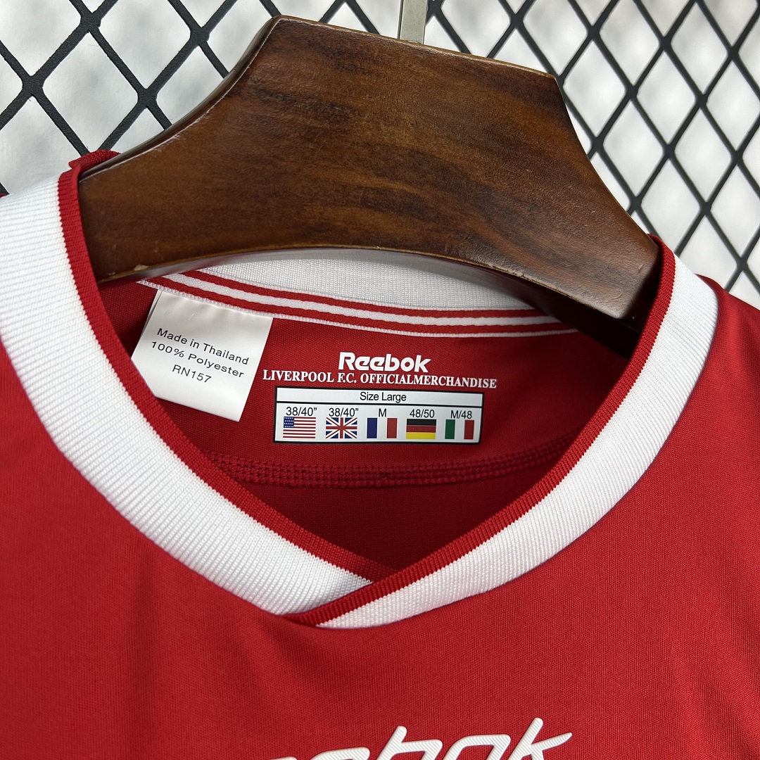 Retro Liverpool 2002/04 Home Long Sleeve Jersey