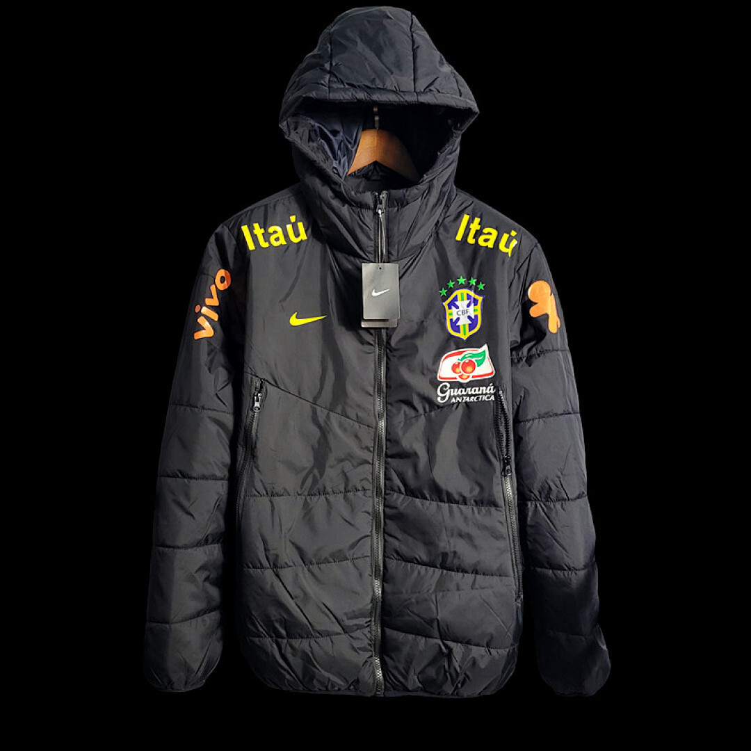 22/23 Brazilian Black Down Jacket S-XXL