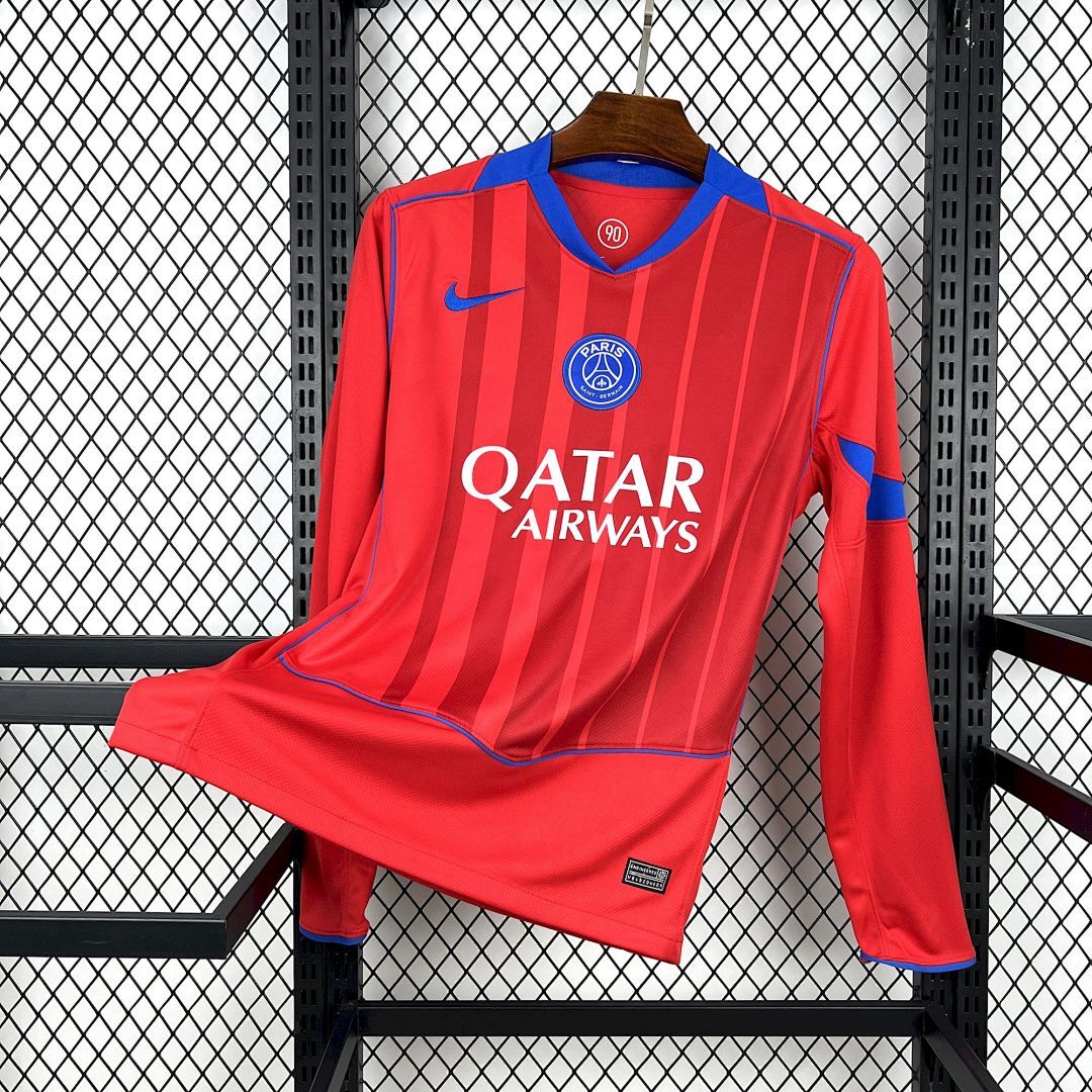 Mens Paris Saint-Germain 2025/26 Third Long Sleeve Jersey