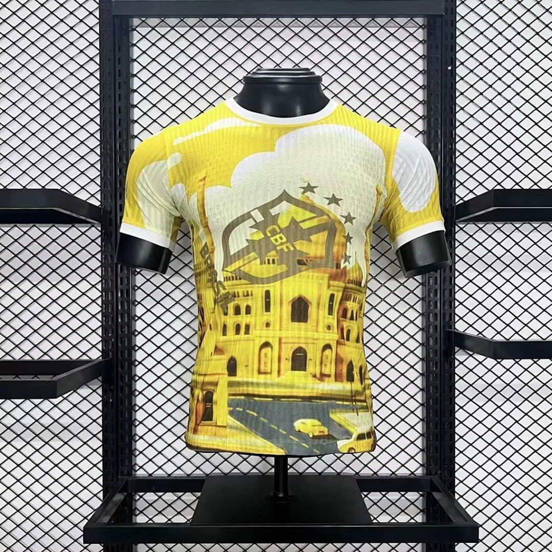 Brazil 2024/25 Yellow Special Edition Jersey Player Version S-XXL