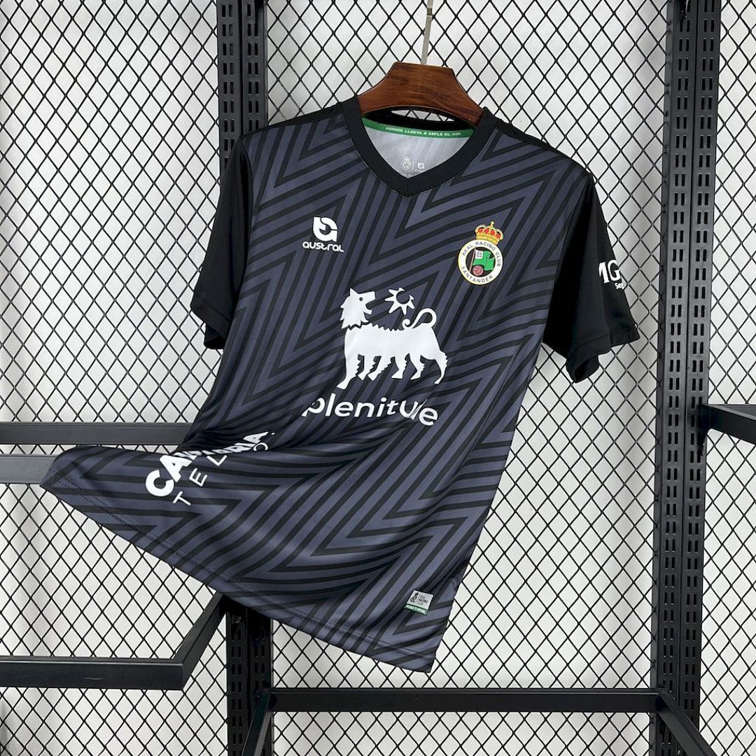 Racing de Santander 2024/25 Black Goalkeeper Jersey