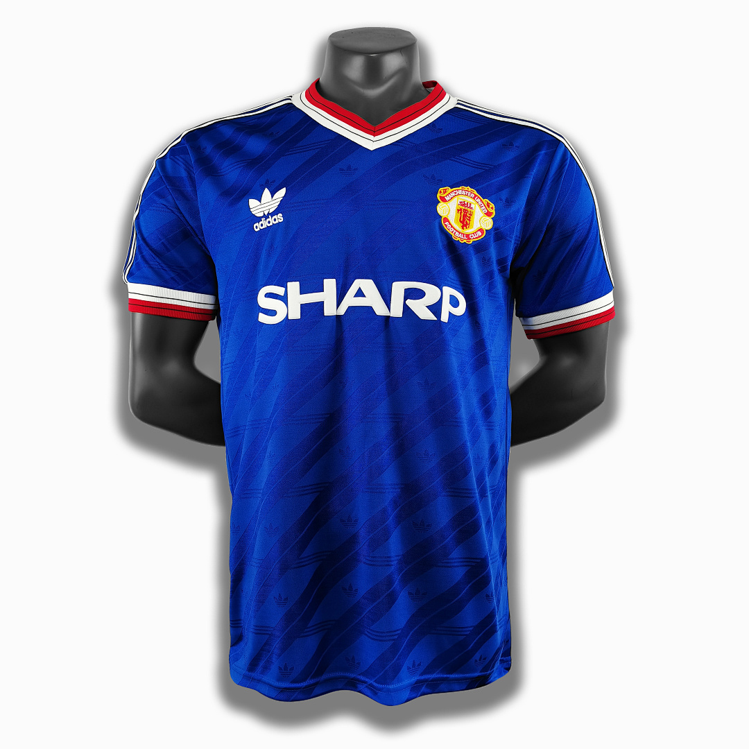 Retro 1986 M-u blue fan S-2XL