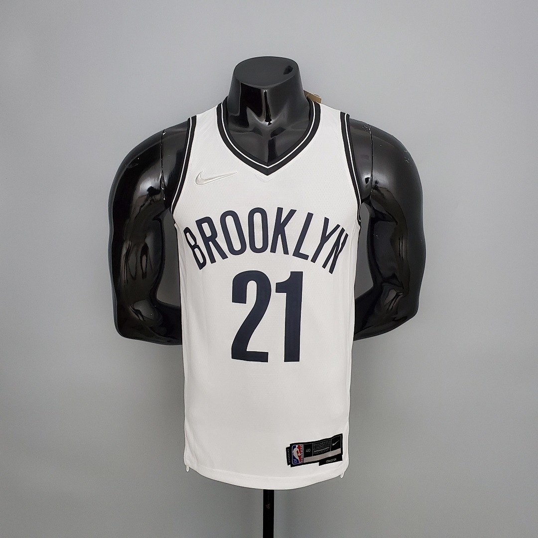 75th Anniversary ALDRIDGE#21 Nets White NBA Jersey S-XXL