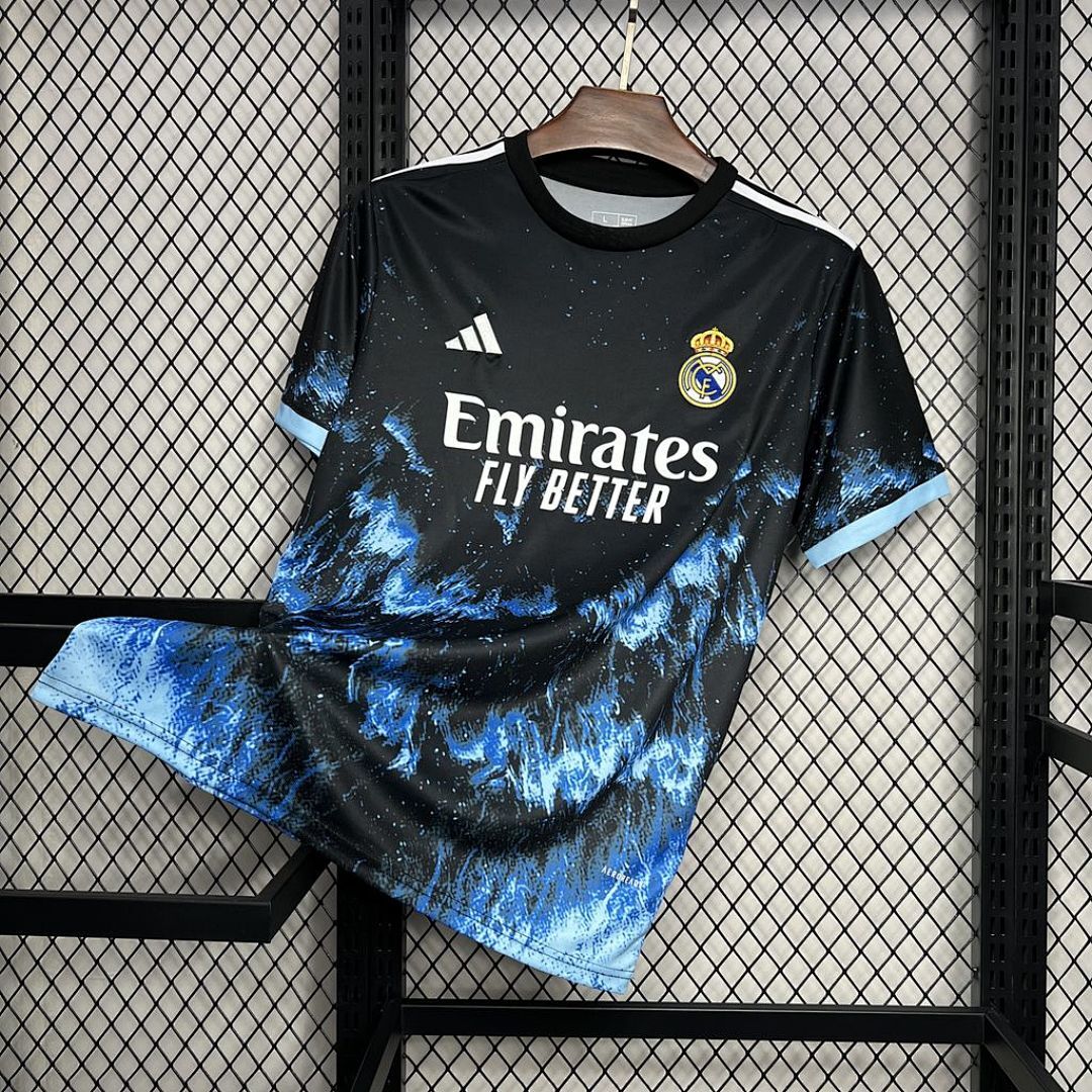 Real Madrid 2024/25 Ocean Blue Jersey S-XXL