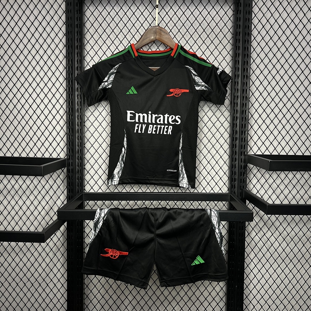 Arsenal 2024/25 Away Kids Kit