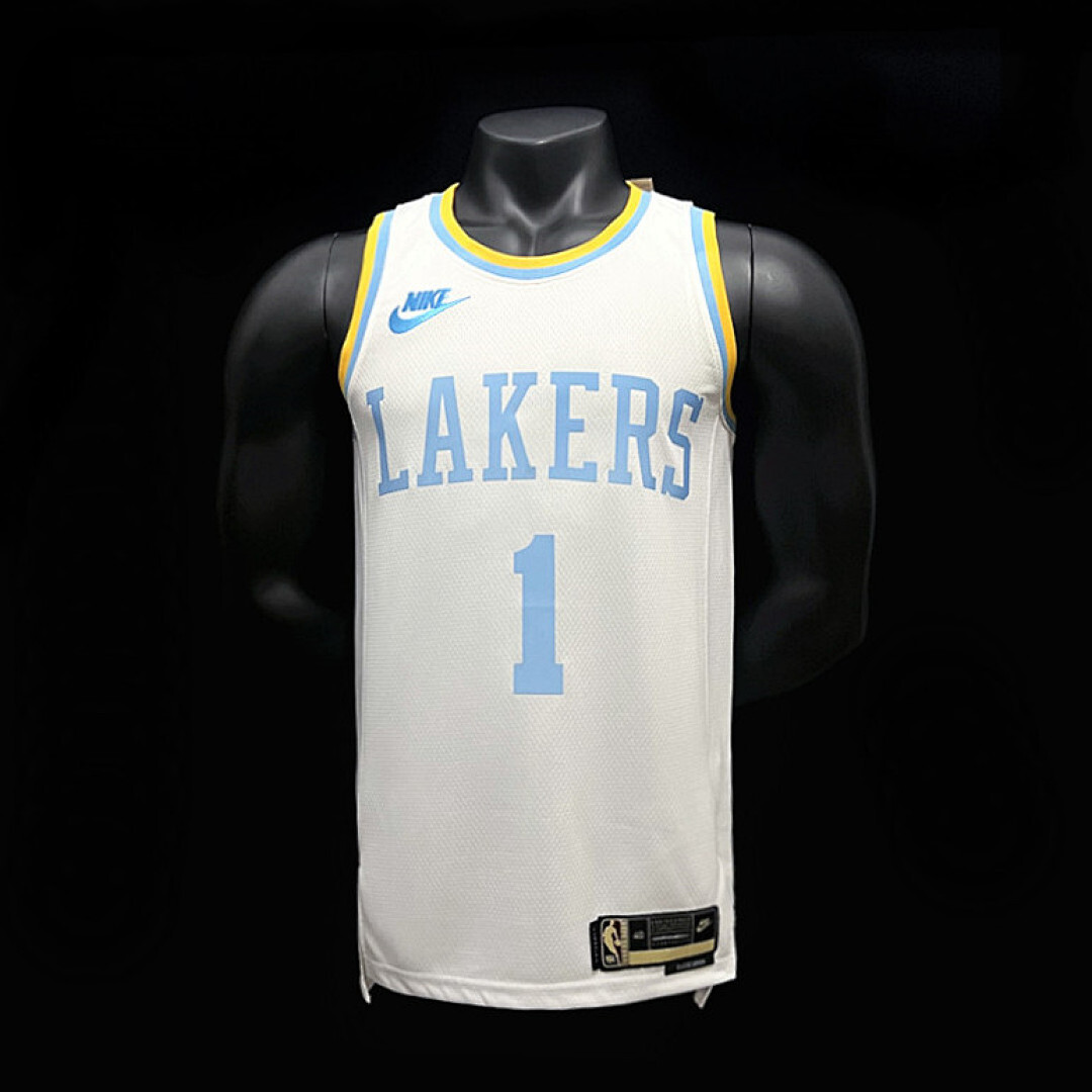 RUSSELL#1 22/23 Los Angeles Lakers white S-XXL