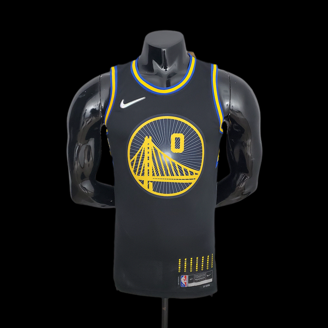 2022 Season Payton II#0 Warriors City Edition Black NBA Jersey S-XXL