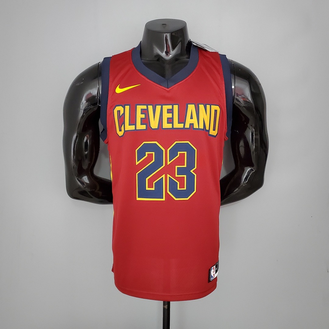 2017 JAMES#23 Cavaliers Burgundy NBA Jersey S-XXL