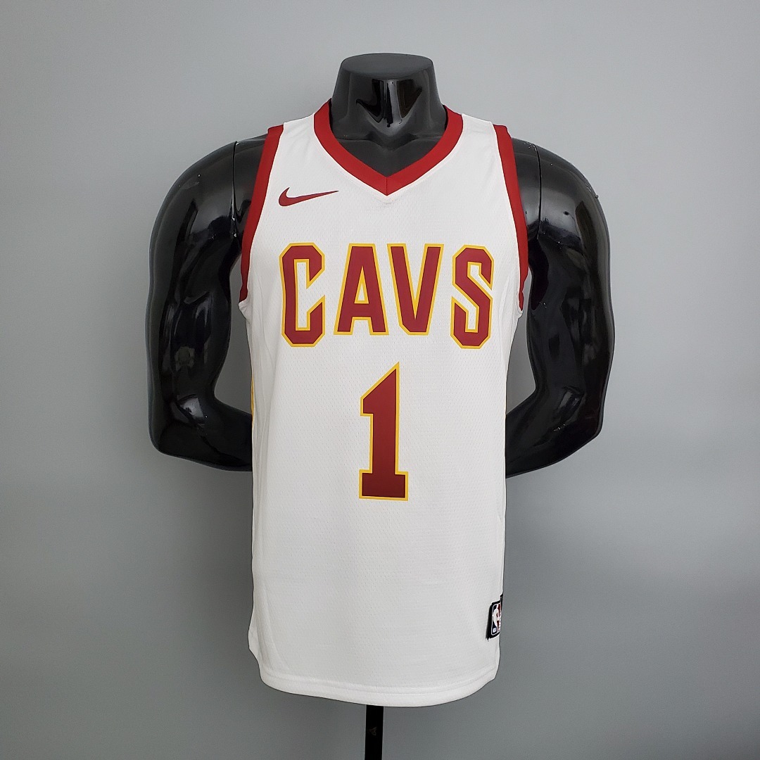 Cavaliers Rose #1 White NBA Jersey S-XXL