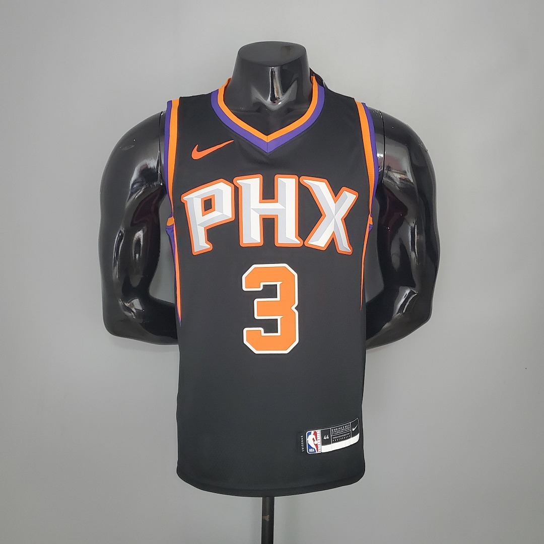 2021 PAUL#3 Suns Black NBA Jersey S-XXL