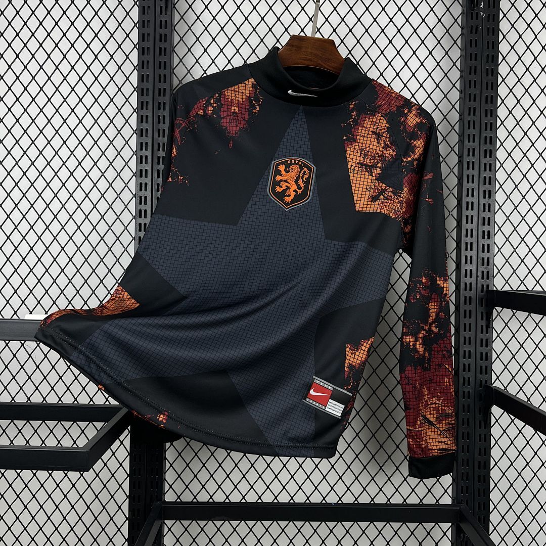 Mens Netherlands 2026 Hollywood Goalkeeper Long Sleeve Jersey