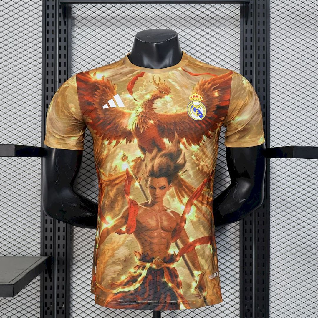 Real Madrid 2025/26 Nezha Phoenix Version Jersey Player Version