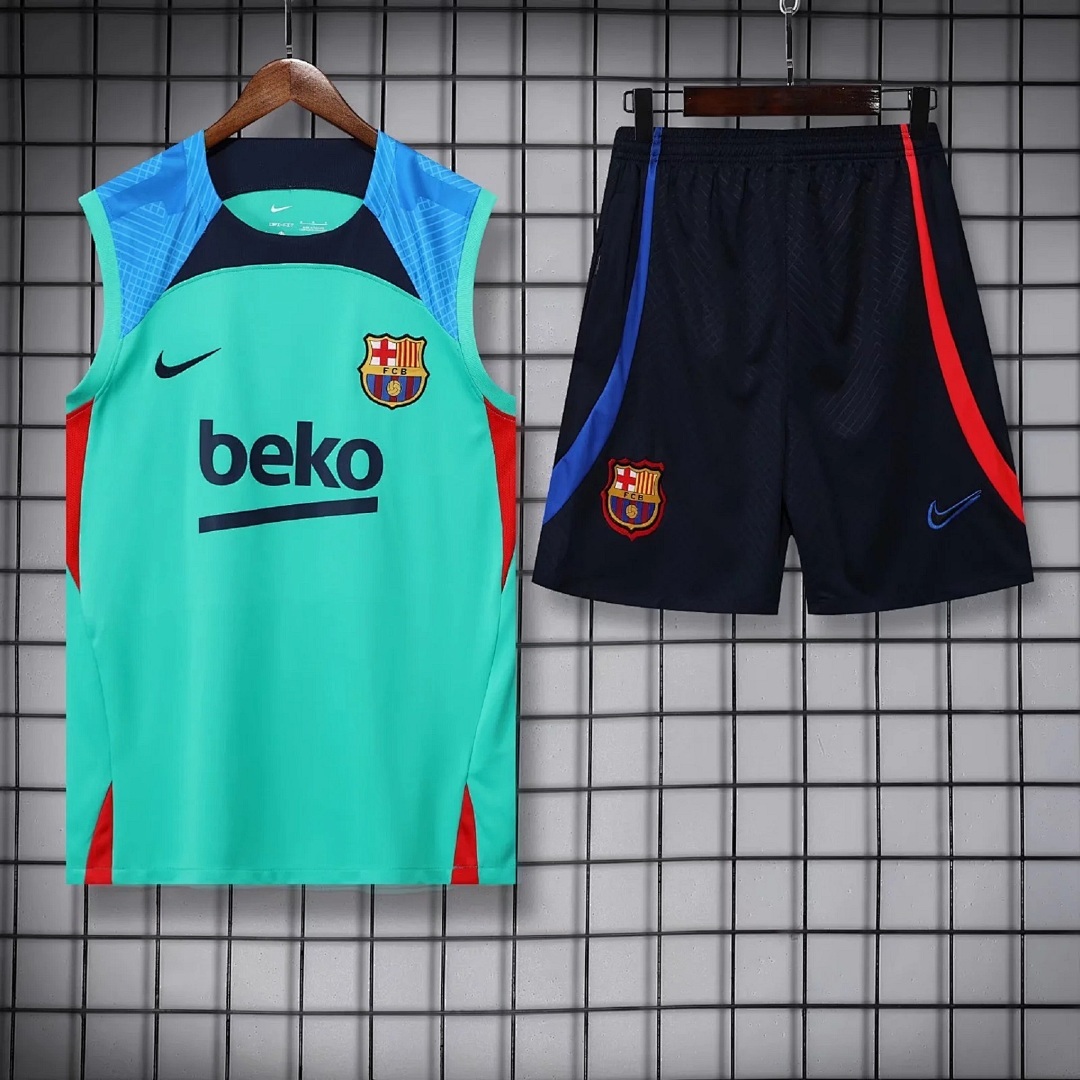 22/23 Barcelona Green Pre-match Training Vest S-XXL